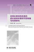 出版的专著：《宏观长度结构完美的超长碳纳米管的可控制备与性质研究》